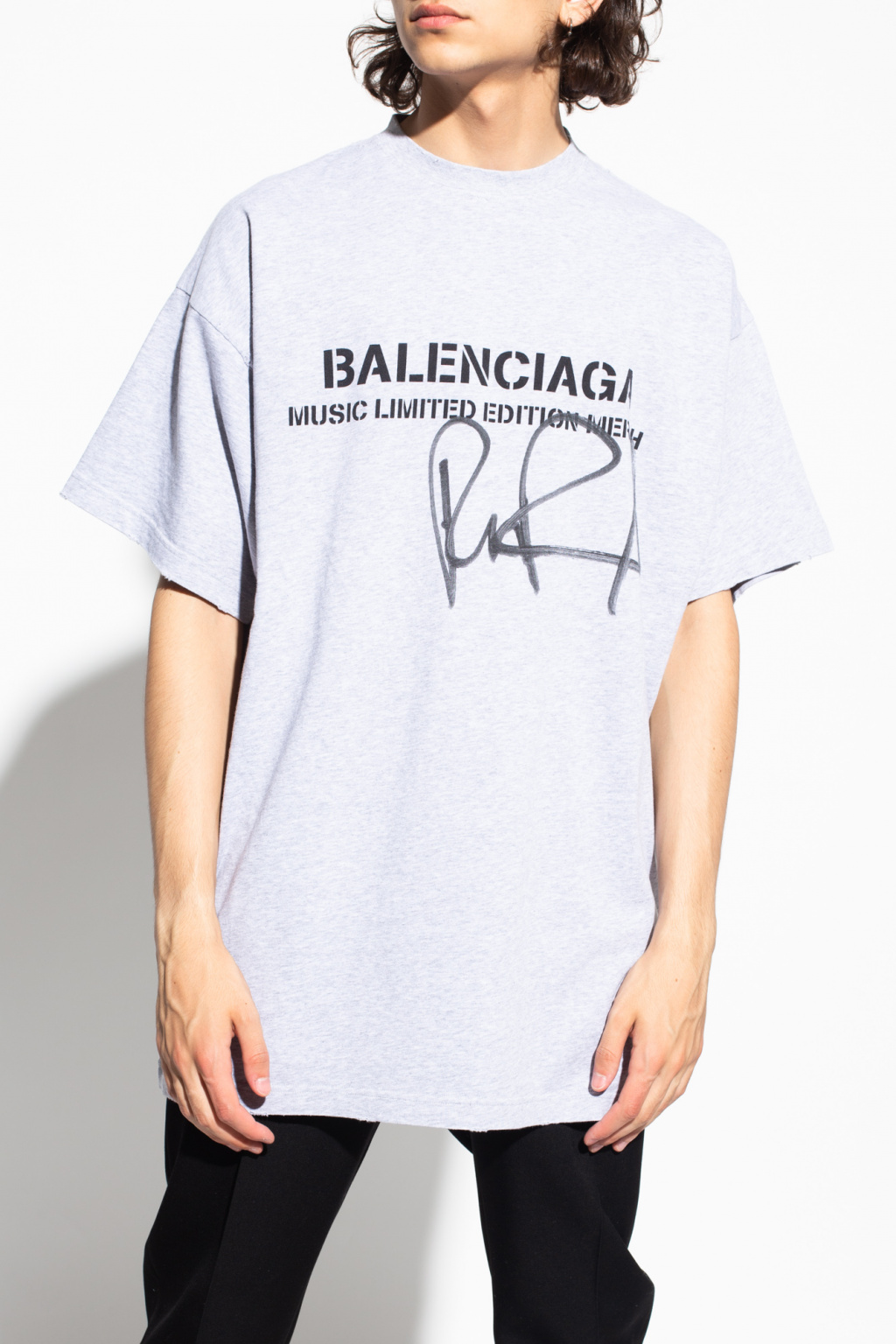 Balenciaga Logo T | Brunello Cucinelli beaded-leaf cold-shoulder T